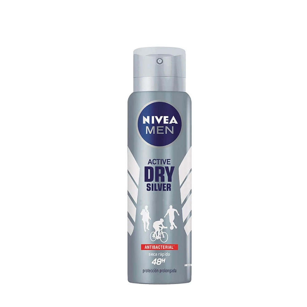 NIVEA DEO SPRAY SILVER FOR MEN PROTECT F