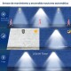 Foco Exterior Led Solar Poste De Luz Sensor Control Brazo Foco Exterior Led Solar Poste De Luz Sensor Control Brazo