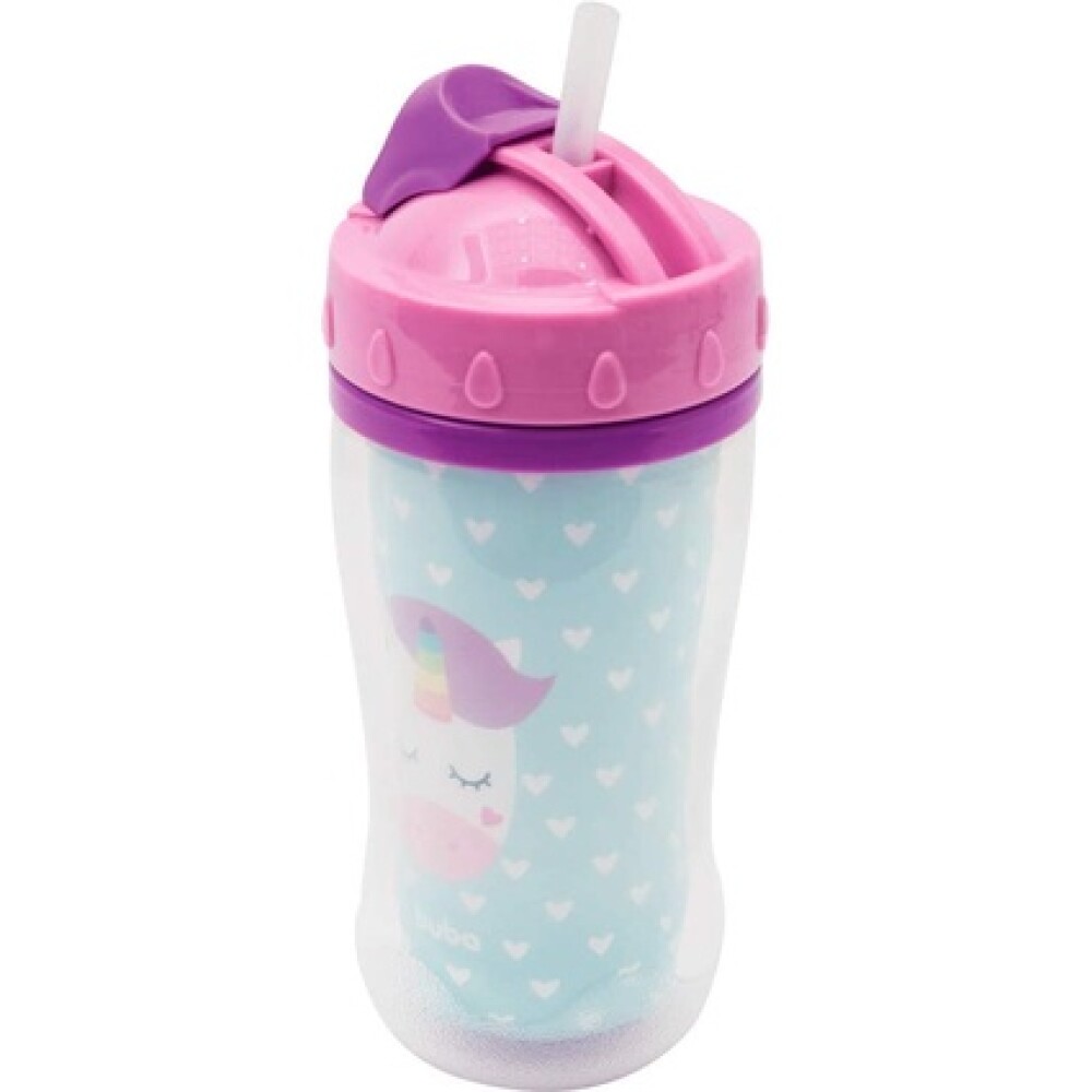 Vaso doble pared animales BUBA unicornio