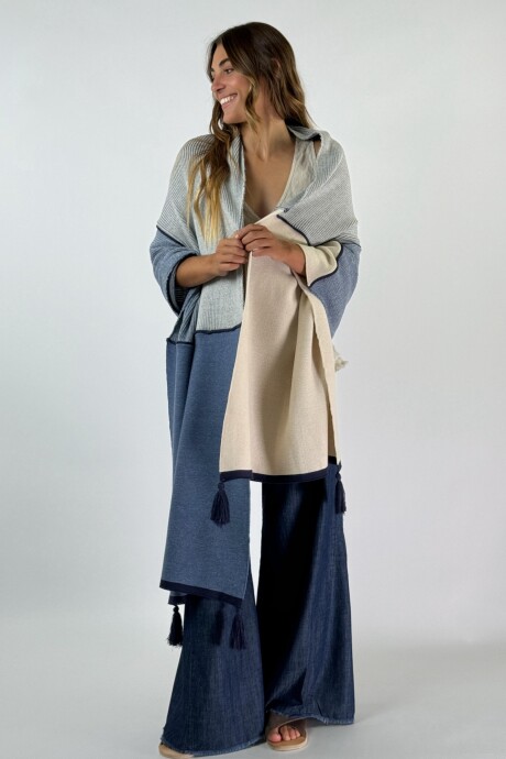PASHMINA GABIANO Azul