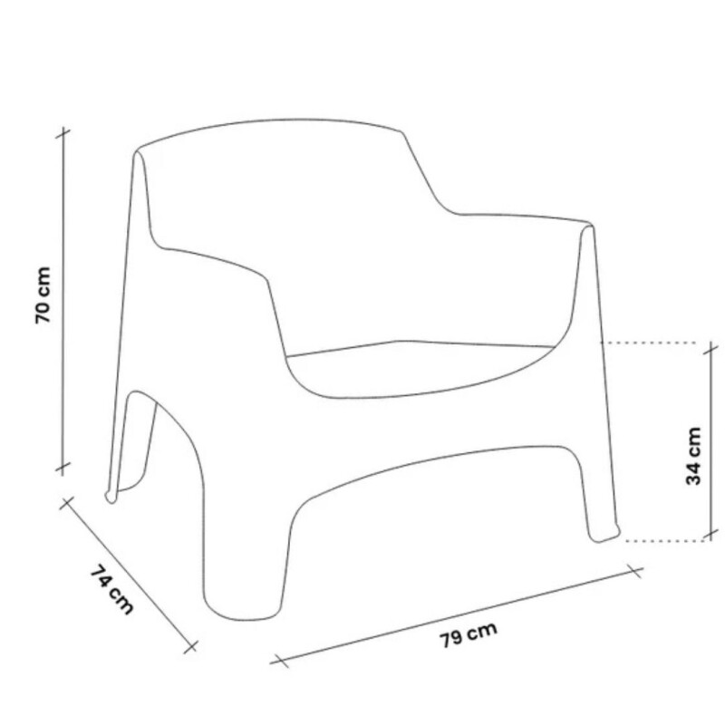 Sillón de jardín Ibiza Sillón de jardín Ibiza
