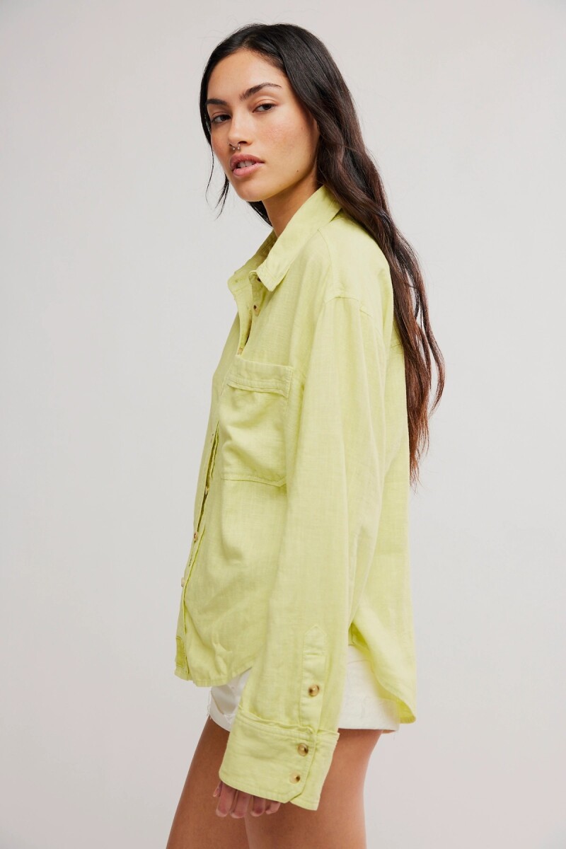 BLUSA LINEN LAUREL Amarillo