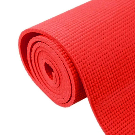 Colchoneta Yogamat Pilates Fitness Abdominales 6mm Rojo