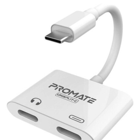 Promate unisplit-c adapt usb-c 2 puertos usb-c audio/pd 15w Promate Unisplit-c Adapt Usb-c 2 Puertos Usb-c Audio/pd 15w