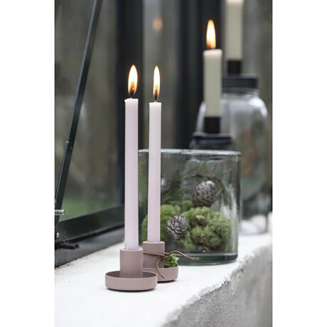 CANDELABRO SMALL ALUMINIO VIOLETA VELA