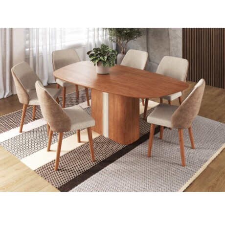 JUEGO DE COMEDOR, MESA + 6 SILLAS JUEGO DE COMEDOR, MESA + 6 SILLAS