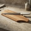 Tabla Eucaliptus 42x14 cms y cuchilla profesional Tabla Eucaliptus 42x14 cms y cuchilla profesional