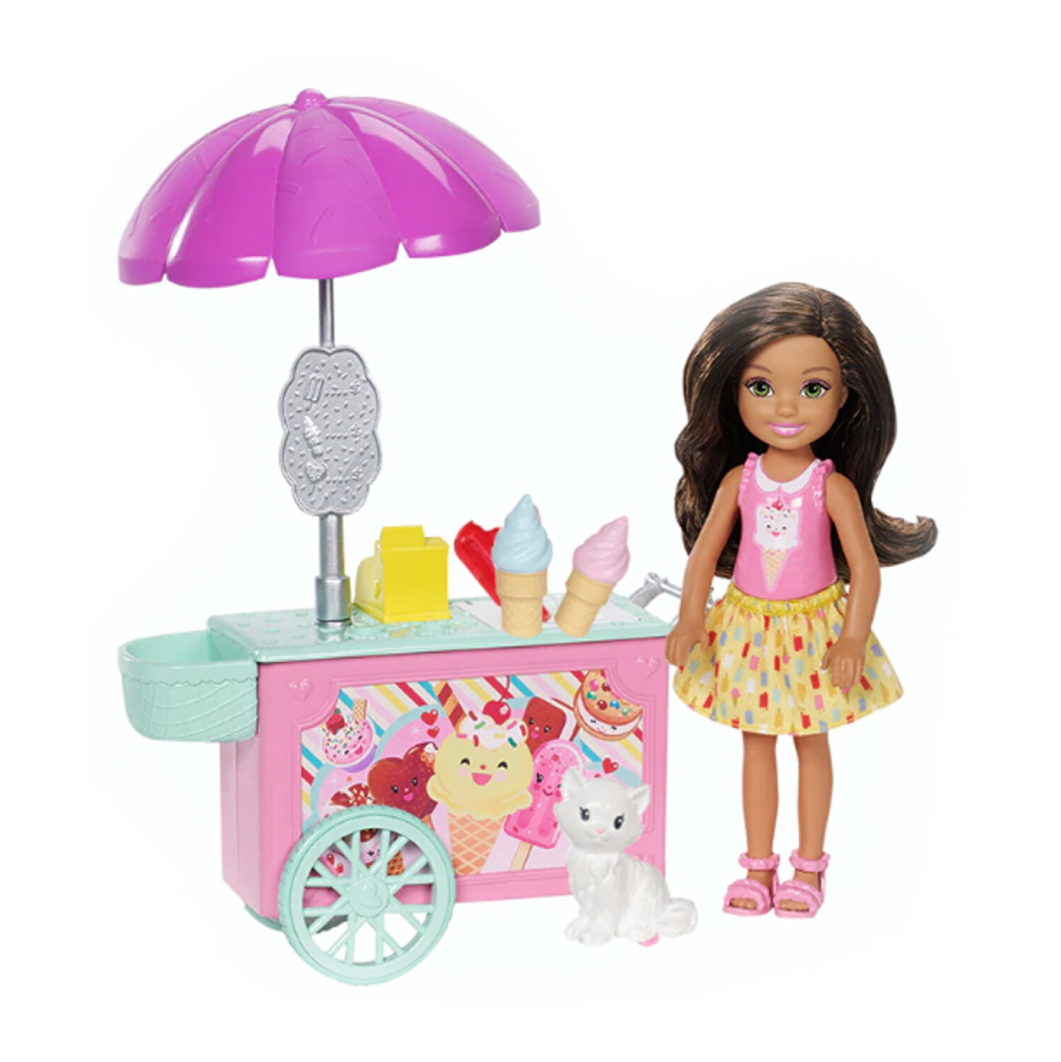 Barbie Club Chelsea Carro de Helados — Que Regalo