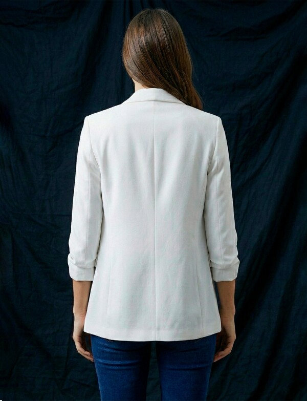 Blazer Manga Frunce CRUDO