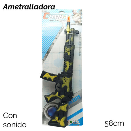 Ametralladora Camuf C/sonido Cartón 7701 Ametralladora Camuf C/sonido Cartón 7701