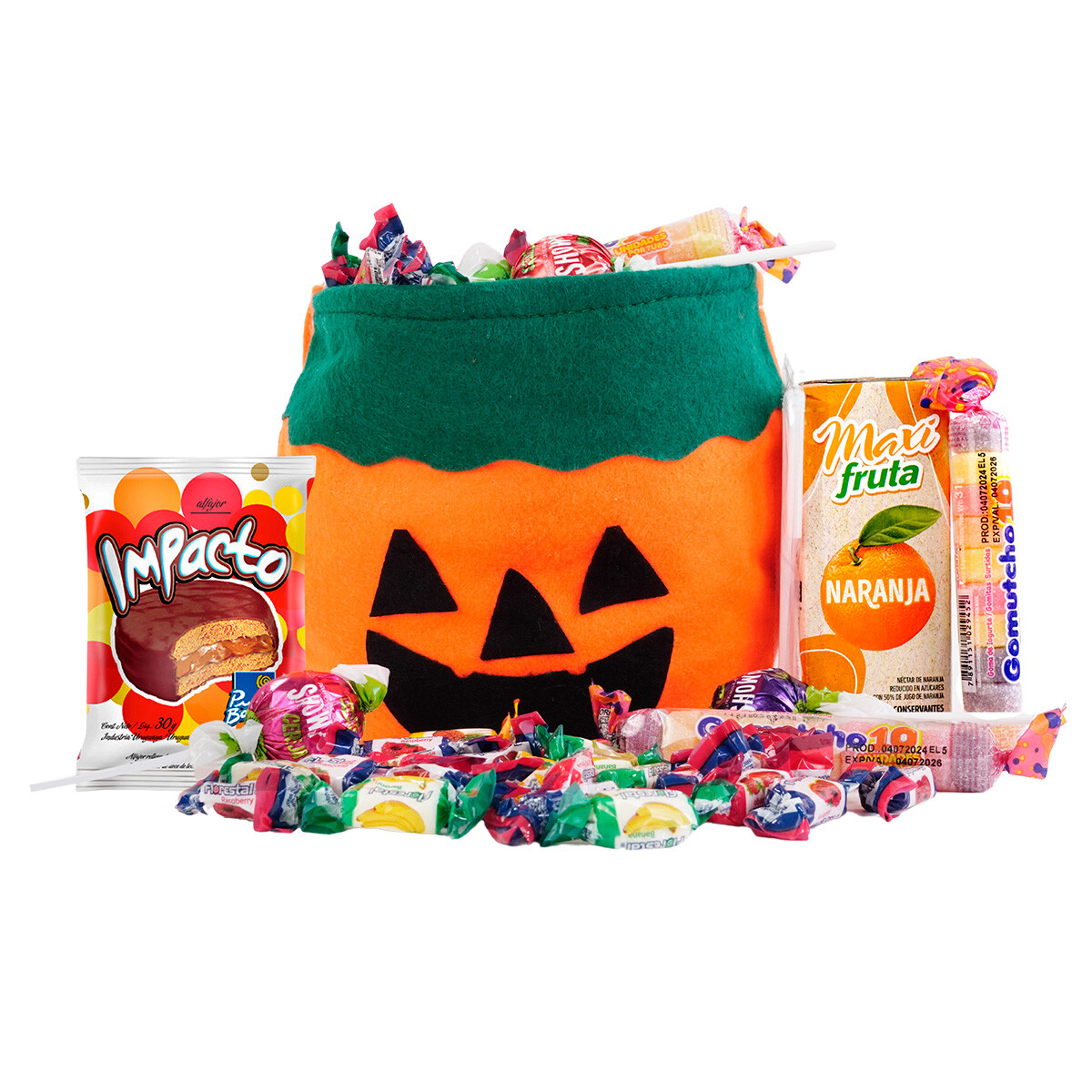 Oferta bolsa Halloween con golosinas 