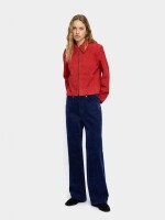 Pantalón Vaquero Efecto Terciopelo azul
