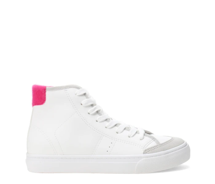 Deportivo CABRI con pieza en símil piel White