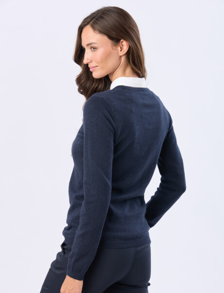 BUZO TEJIDO CLÁSICO Marino