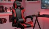 Silla Gamer Gaming Reclinable Roja