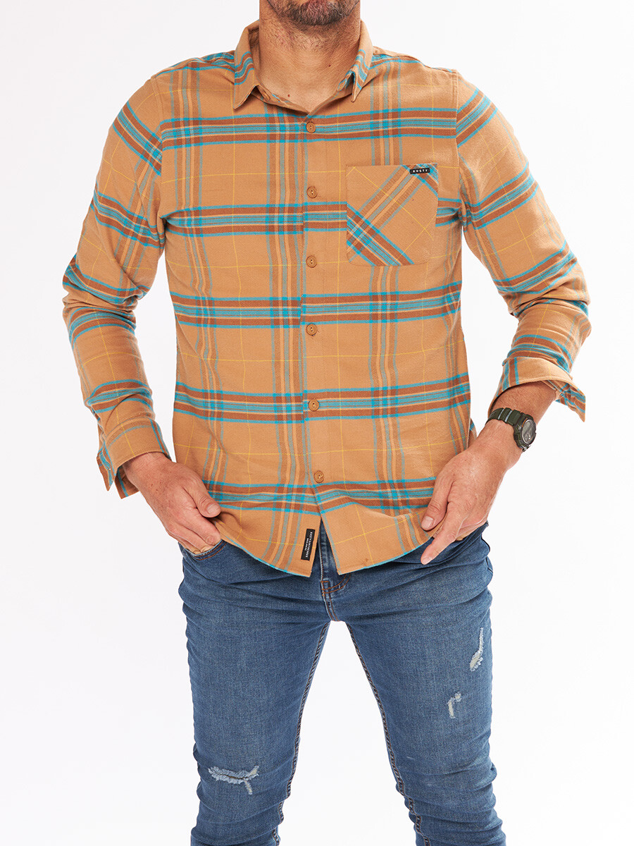 CAMISA TAGO RUSTY - MarrÓn 