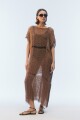 VESTIDO GALAPAGO Vison
