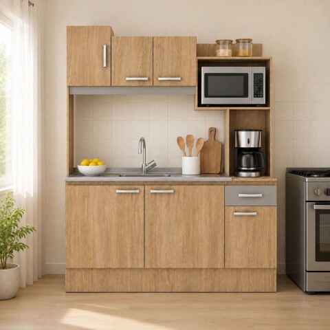 Cocina Compacta 150 x 52 x 190 cm Cocina Compacta 150 x 52 x 190 cm