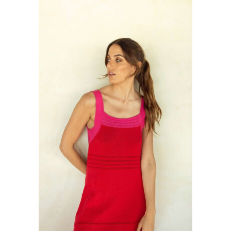 Vestido Lavanda SS24 Rojo Y Fucsi