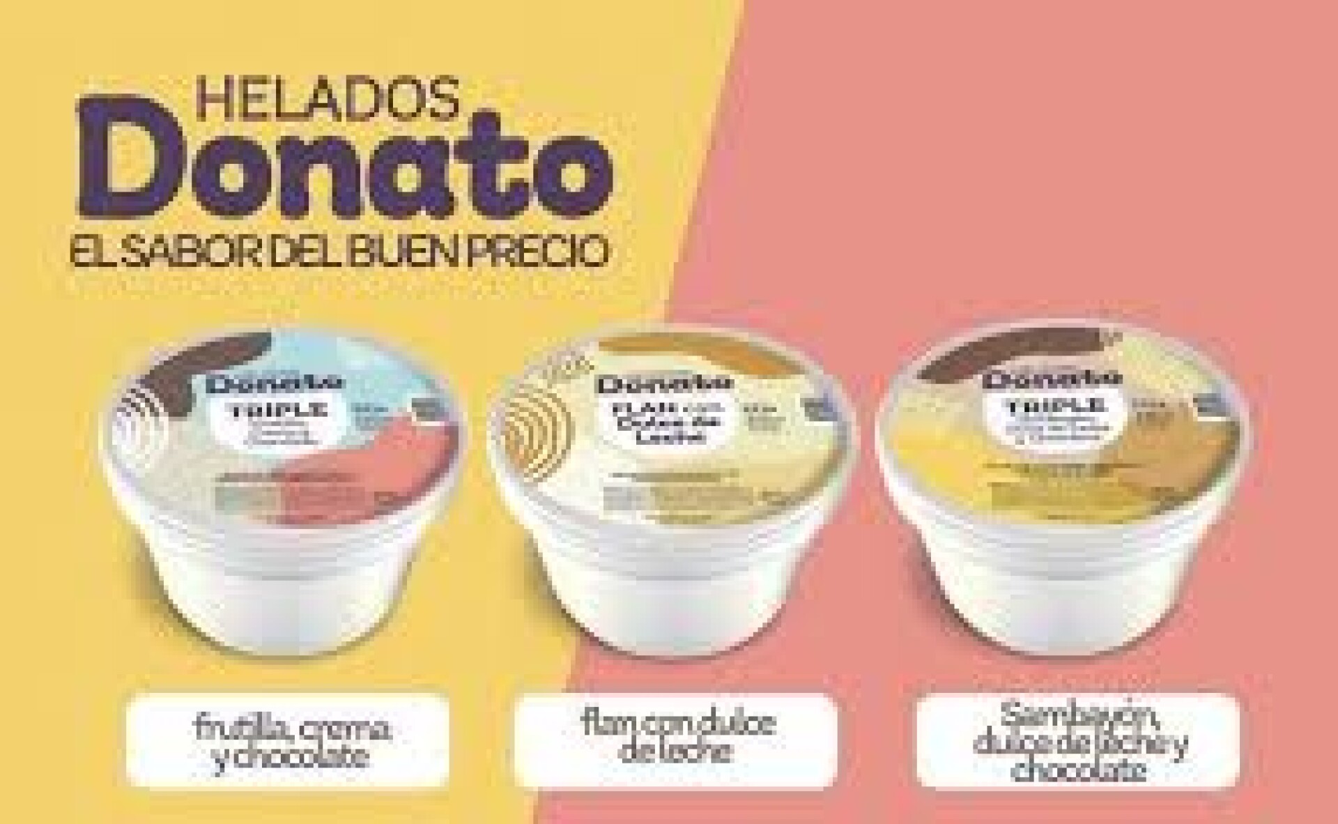 HELADO DONATO 5L TRIPLE FRUTILLA CREMA CHOCO 