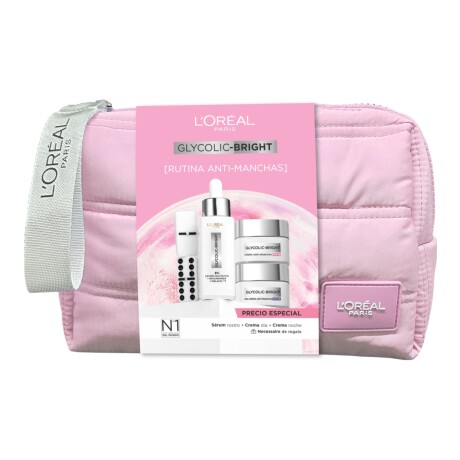 Pack L'oréal Glycolic Bright Crema Día + Crema Noche + Sérum Pack L'oréal Glycolic Bright Crema Día + Crema Noche + Sérum