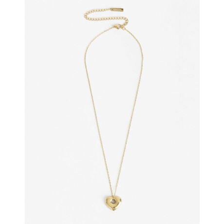 Cadena Corta con Dije Metal Dorado