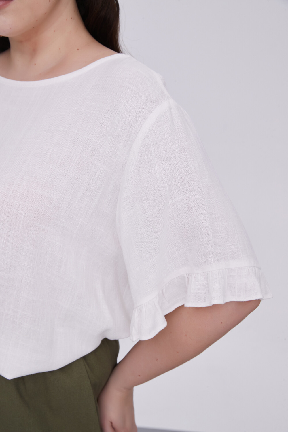 Blusa Abbas Marfil / Off White