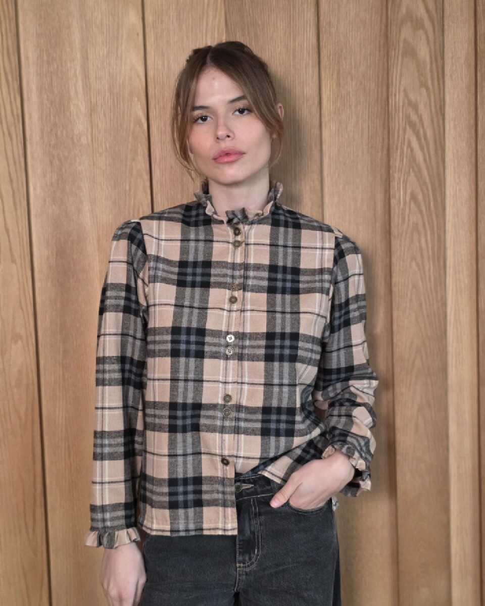 Camisa Mili - Escosés Charcoal 
