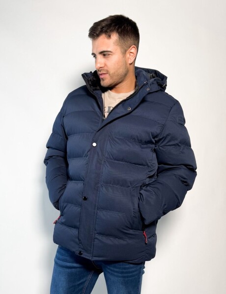 Parka abrigada con capucha desmontable Mufasa Azul