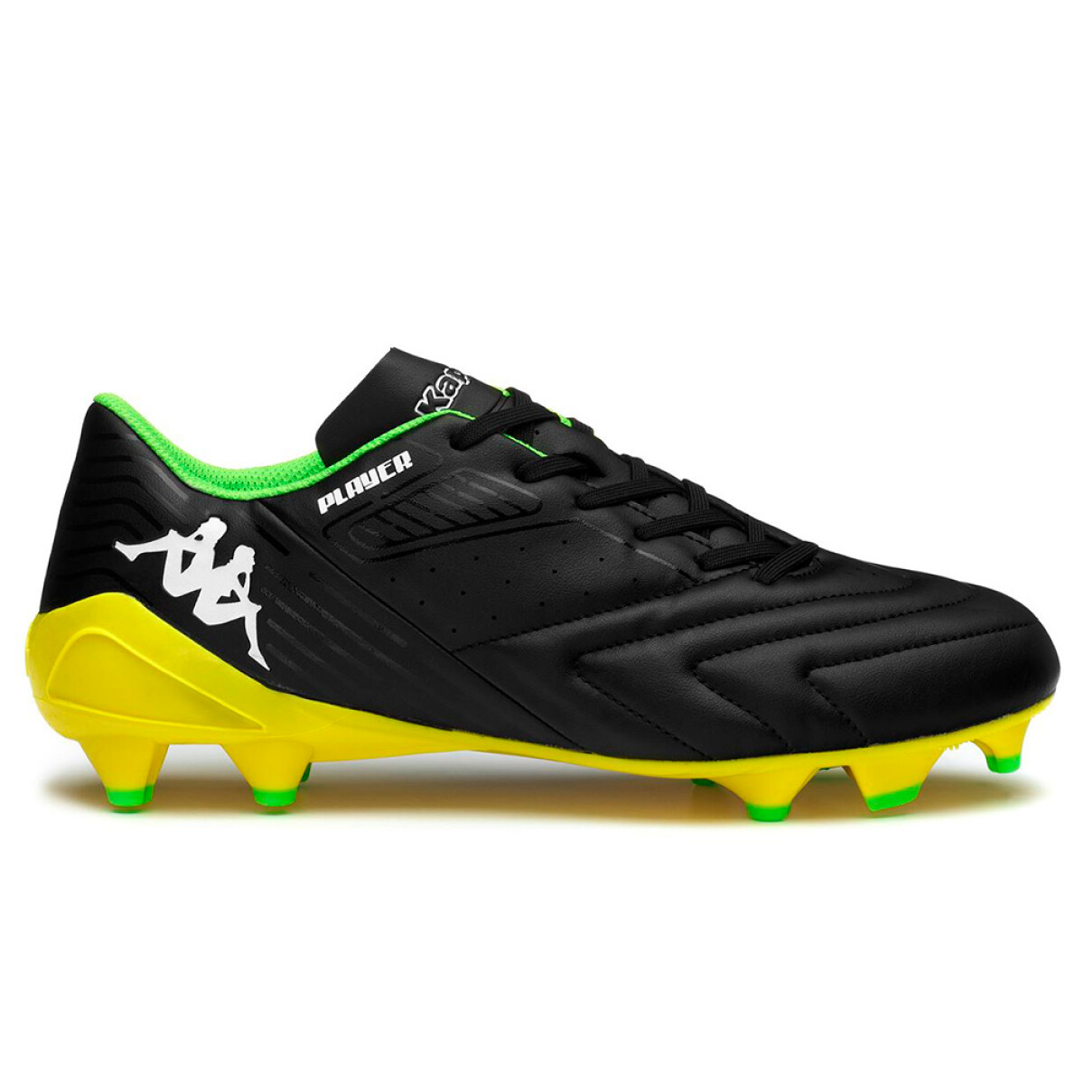 Zapatillas Fútbol Player Base Fg - Hombre - Black/yellow Blazing/green Flash 