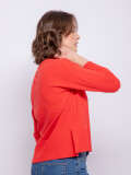 SWEATER FRESA Rojo Brillante