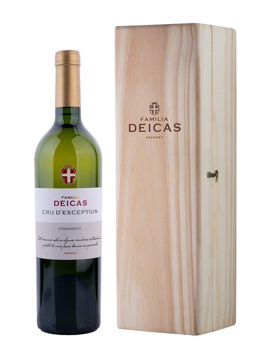 Vino Familia Deicas Cru D'Exception Chardonnay con Estuche 750 ml Vino Familia Deicas Cru D'Exception Chardonnay con Estuche 750 ml