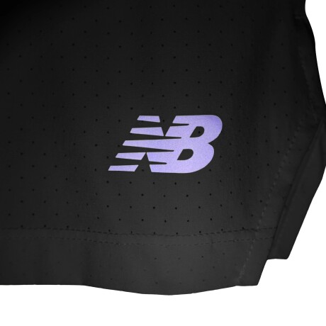 Short New Balance de Hombre - 5 INCH - MS41286BK BLACK