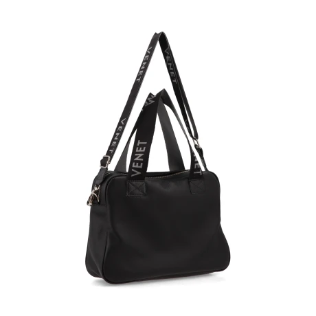 CARTERAS VENET - CUERO ROSCIUS NEGRO
