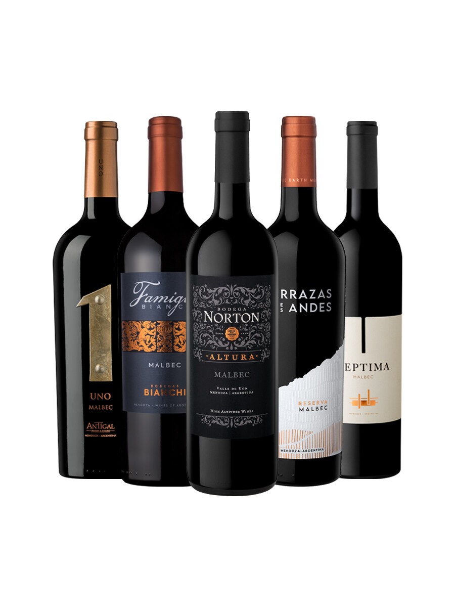 Pack Selección Farewell to Frost x5 vinos Malbec - La variedad más elegida Pack Selección Farewell to Frost x5 vinos Malbec - La variedad más elegida