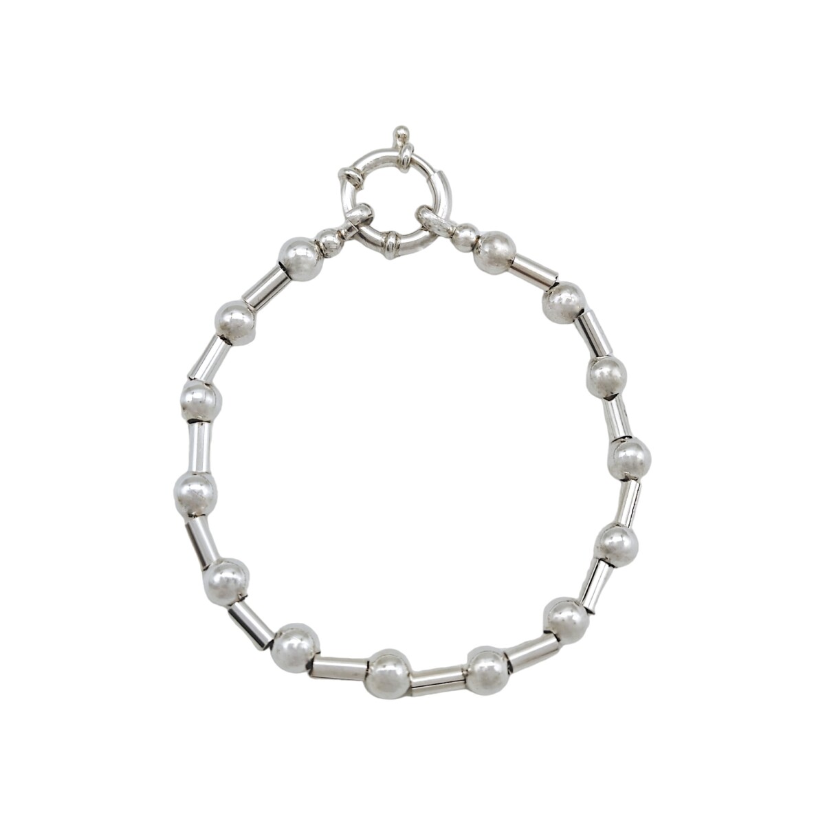 Pulsera Bolitas-Plata 925-Sin Piedra-PU3116 - sinpiedra 