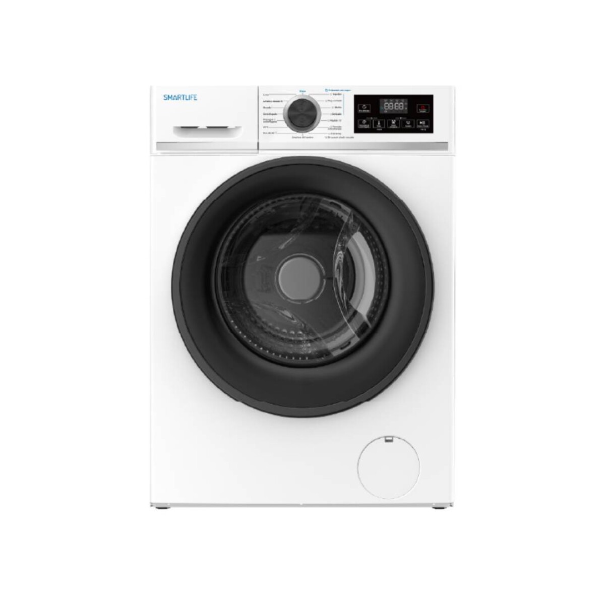 Lavasecarropas Smartlife Carga Fronal Inverter 10.5/6Kg - Blanco/Negro 