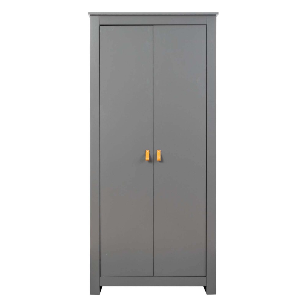 PLACARD 2 PUERTAS MDF-Y-MDP GRIS KIDS MORTON