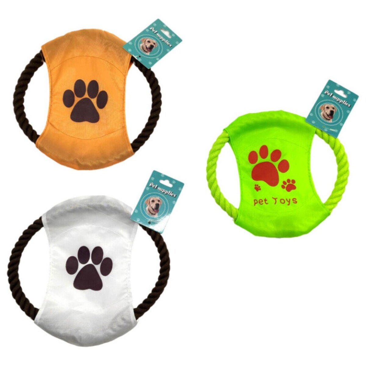 JUGUETE PARA MASCOTAS DISCO - MULTICOLOR 