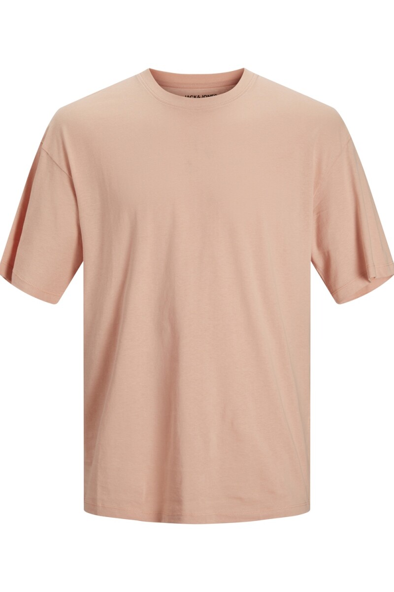 Camiseta Basica Manga Corta Coral Pink