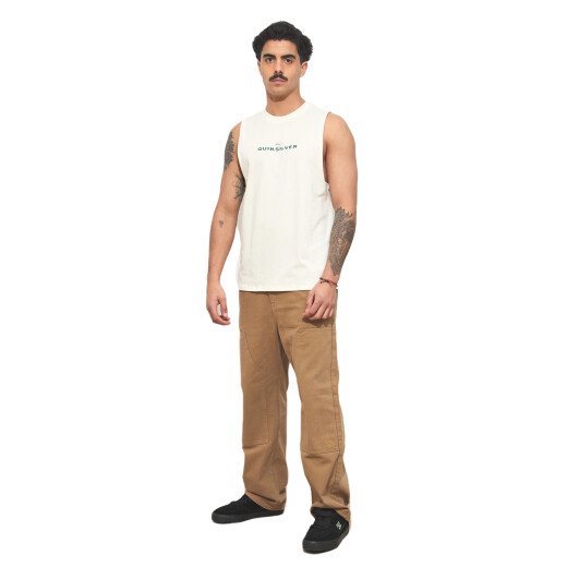 Musculosa Quiksilver Upside Down - Blanco Musculosa Quiksilver Upside Down - Blanco