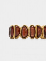 Pulsera Elástica De Resina marron
