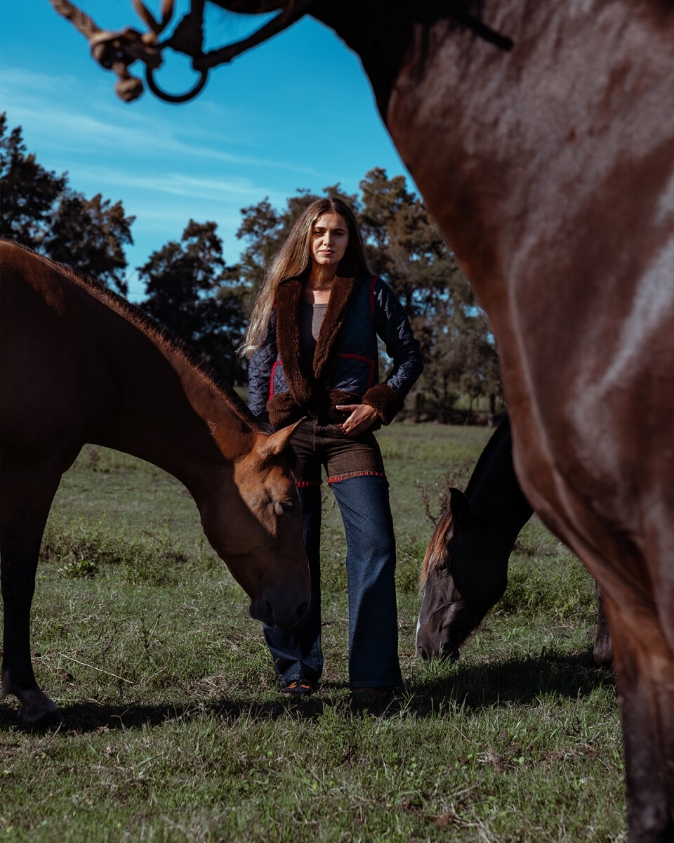 Vaquero Colibrí - óxido / Azul 