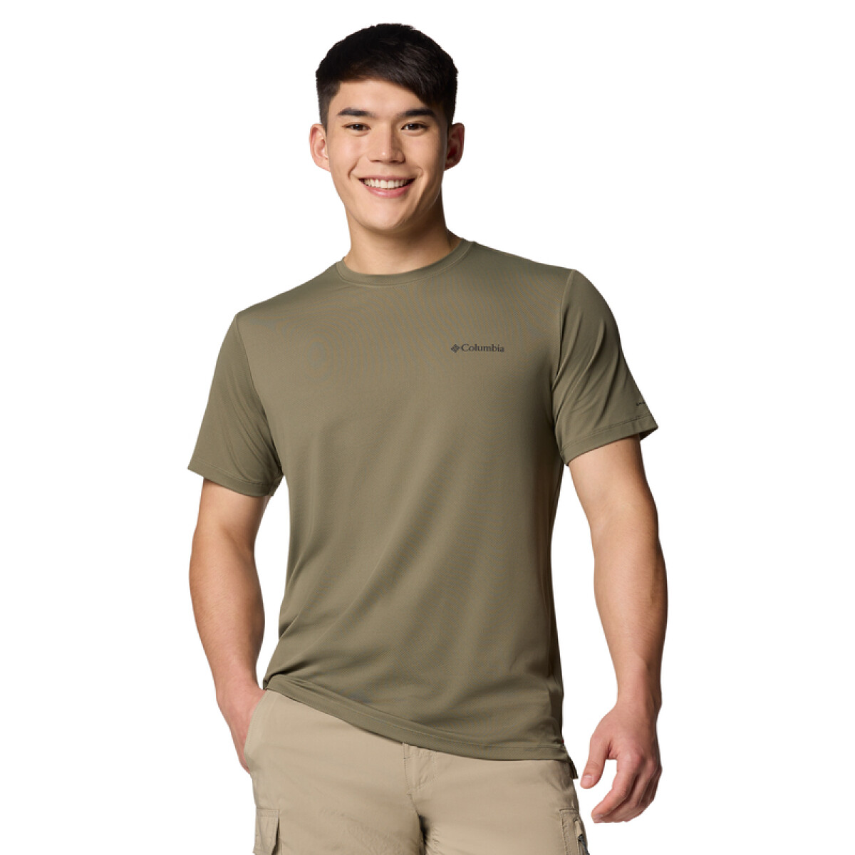 Remera Tech Trail Utility Hombre - STONE GREEN 