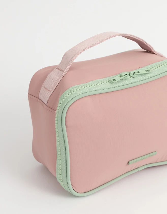 Porta Cosméticos Tendencia Portacosméticos Con Manija - Rosa Viejo