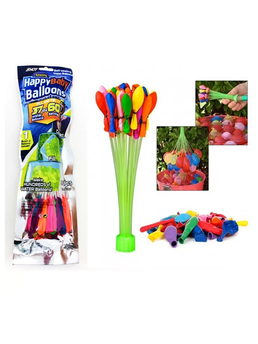 BOMBITAS AGUA EN RACIMO - MULTICOLOR 