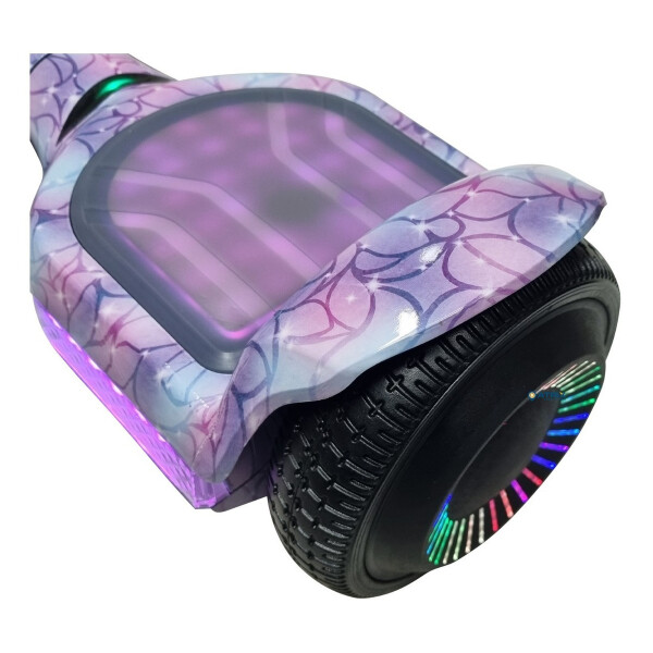 Patineta Skate Electrica Gyroor Balance Hoverboard Bt Variante Color Lila
