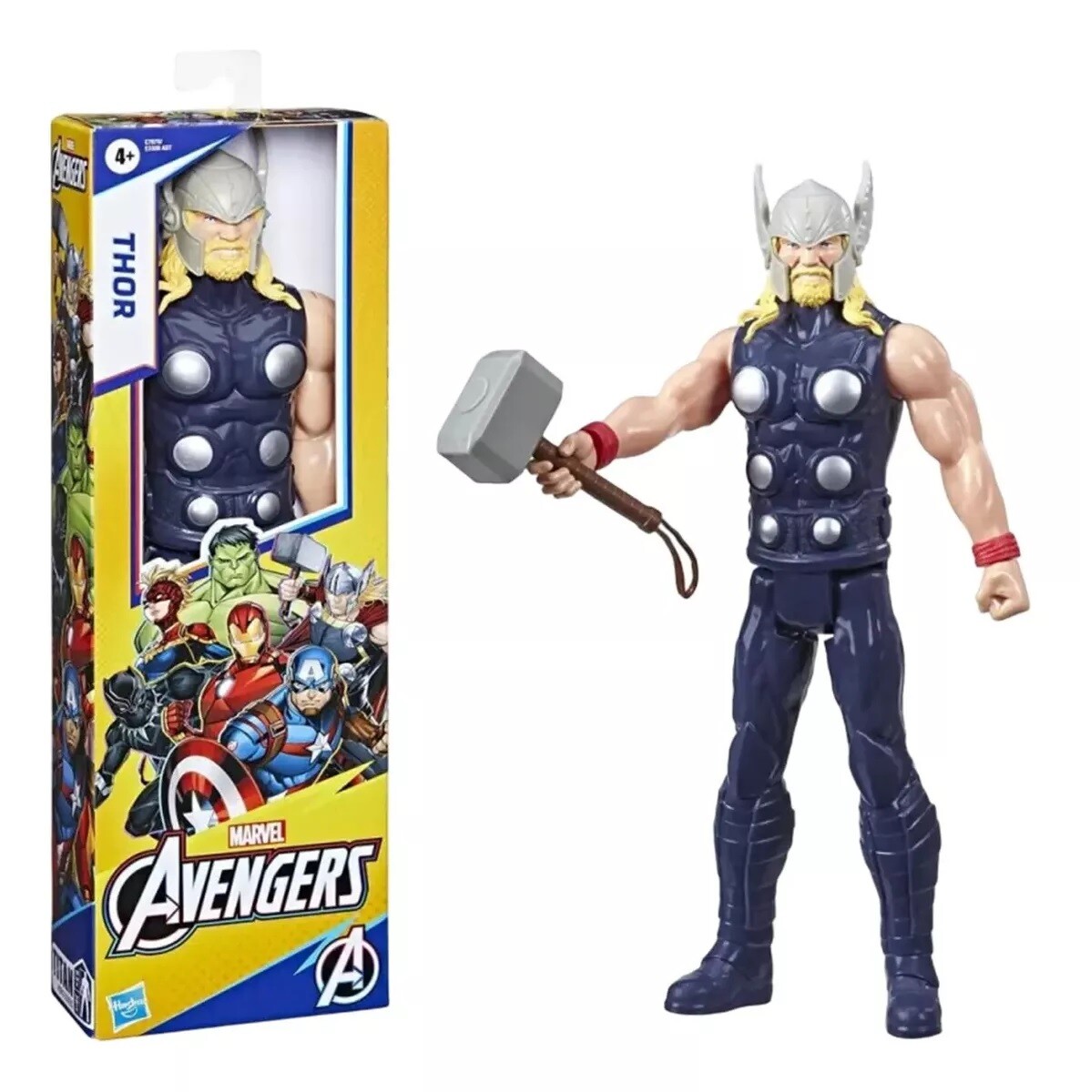 Figura Superheroe Hasbro Marvel Avengers Thor 30cm 