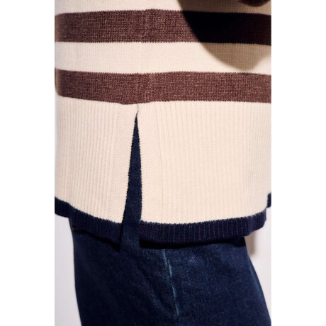 Sweater Rayado Marron