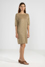 LARA KNIT DRESS Gold